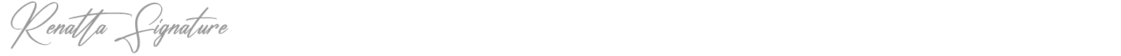 Renatta Signature font preview